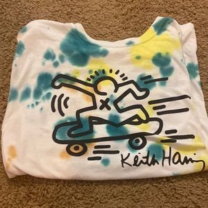 Tye-Dye Keith Haring Shirt